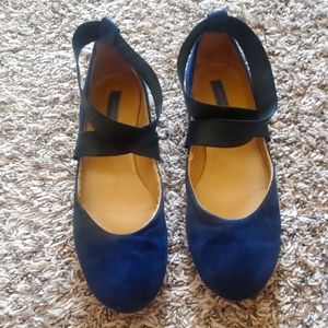 Navy Dee Keller Ballerina flats